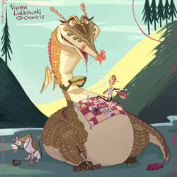 Picknick mit Drache