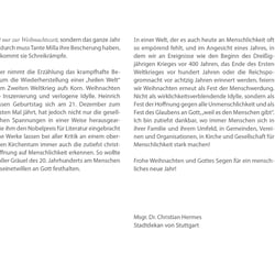 Kath. Stadtdekanat Stuttgart (2017) Weihnachtskarte (Innenseite, Altarfalz)