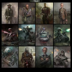 WASTELAND 2 portrait collection 1, für InXile Entertainment