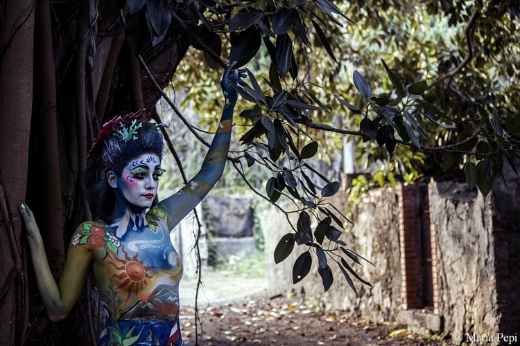 Body Painting Foto-Projekt