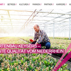 Website Konzeption & Texting „Keysers – Mit Hand & Herz“ I https://www.keysers-pflanzen.de/