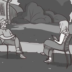 Illustrationen für das Sommerinterview 2020 von Harald Lesch