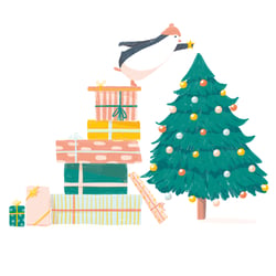 Weihnachtspinguin