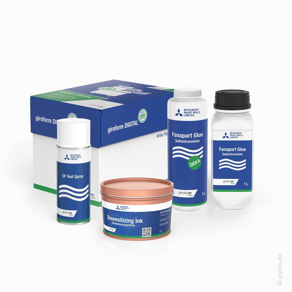 Packshot Verpackung Familienbild aus Einzelbildern