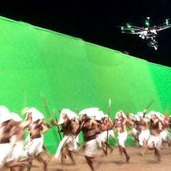 on the run chased by a drone