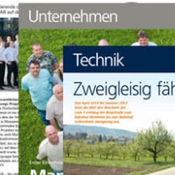 Innenseiten Mitarbeiterzeitschrift