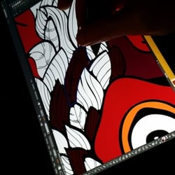Using a Wacom Cintiq Companion.