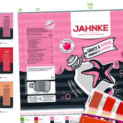 Neuprodukt, illustratives Packaging Design für Jahnke im Auftrag von Cavendish & Harvey