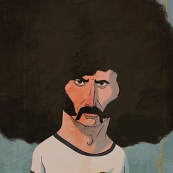 Portrait Paul Breitner für das Buch „Fussballhelden“