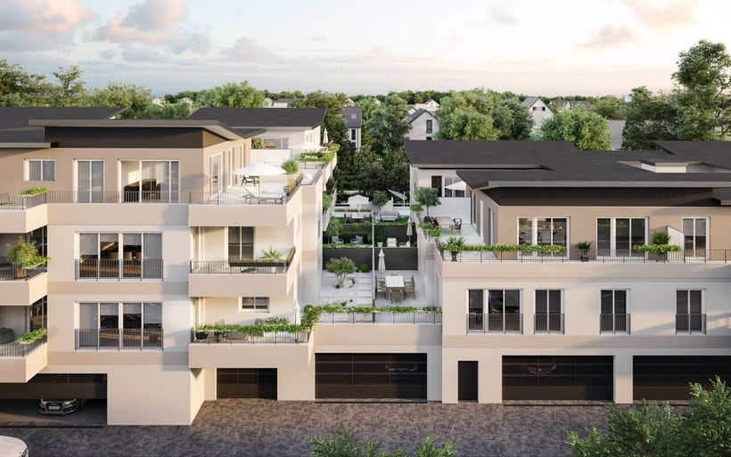 Architekturvisualisierung Wohnanlage