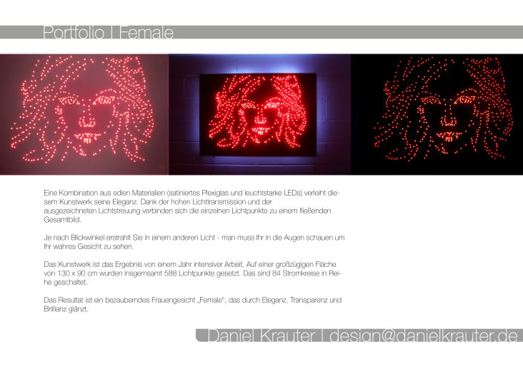 Female Lichtdesign