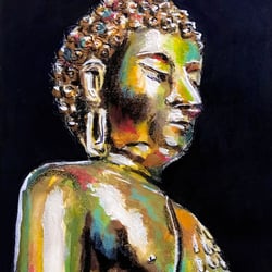 Kinderbuntstifte und Metallic-Aquarell