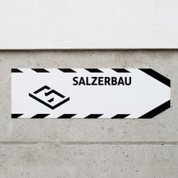 Salzerbau Pfeilschild