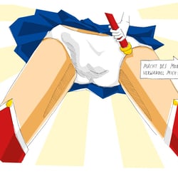 Illustration zum Thema Superheroes; null22eins Ausgabe #09