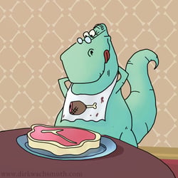 Seite aus „Du bist ein Dinosaurier“