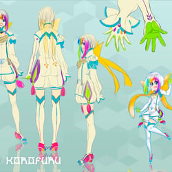 Charakter Sheet /Charakter Design Verein ArtMacoro / Nutzungsrecht Inhaberin  Daniela Golob