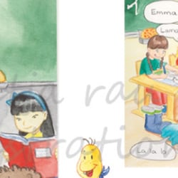 Aquarelle für Schulbuch, Ernst Klett Verlag Leipzig