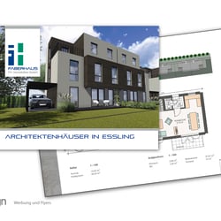 Logo, Broschüre, Vektor Grundrisse