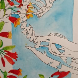 the past in flowers