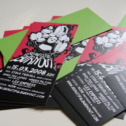 Beautiful Burnout – Flyerillustration & Design