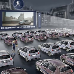 Promotion »Autokino« für PEUGEOT