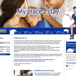 WebSite www.h2-hotels.de