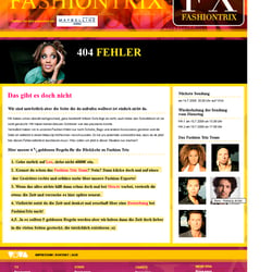 Fashiontrix –  404 Fehlerseite