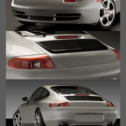 Porsche Scanremodelling und VRED Rendering für Fischer VFX