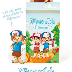 Produkt- und Plakatdesign „Mäusemilch“