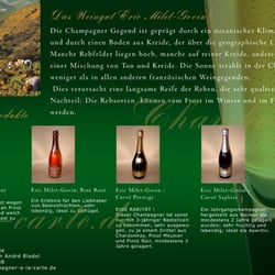 Champagner Vertrieb -Flyer Ruckseite