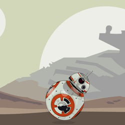 II. BB8 Star Wars Illustrator