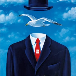 im Stil von Henry Magritte