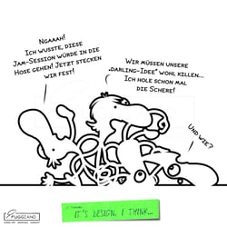 Wenn eine „Jam-Session“ etwas zu gut läuft.