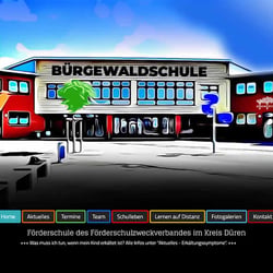 Craft CMS-Website der Bürgewaldschule Düren