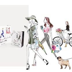 Illustrationen für Boutique Laufsteg