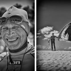 Charles Kelhetter, Kitesurfer, Las Dunes