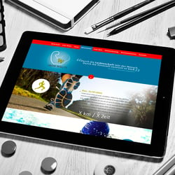 Webdesign Iron Man Sportler