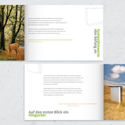 Imagebroschüre, Bildcomposing