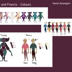 37 Colour model sheet