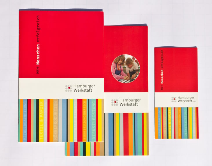 Imagebroschüre, Imagebroschüre Leichte Sprache und Imageflyer