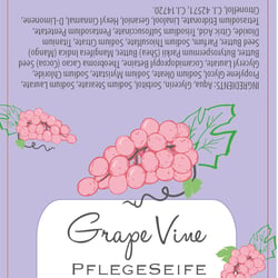 FS006 60×105mm Pflegeseife Grape-Vine