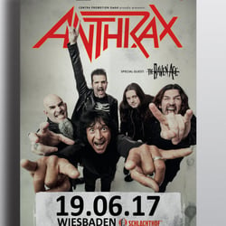 Plakatdesign „Anthrax“