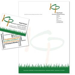 Geschäftspapiere Katja Pampel