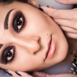 Smokeeyes Makeup für Katja