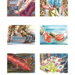 Storyboards, Copic Stifte