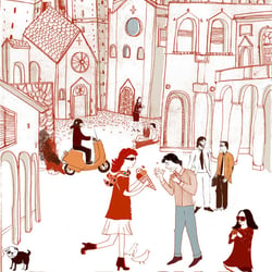 Illustration für den City Poster Contest/ Human Empire Shop, 2013