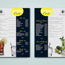 Cocktail Card