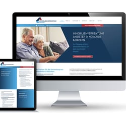 Website Immobilienmakler / Immobilienverrentung