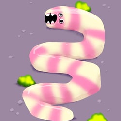 Wurm mit Knütteln