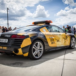 Airbus Audi R8 – Ansicht schräg hinten